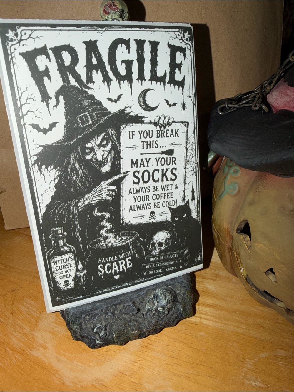 Witch fragile 50 count 4x6